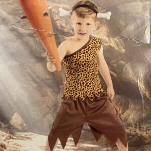 Stone Age Cave Boy- Size 6-8 (Hire)