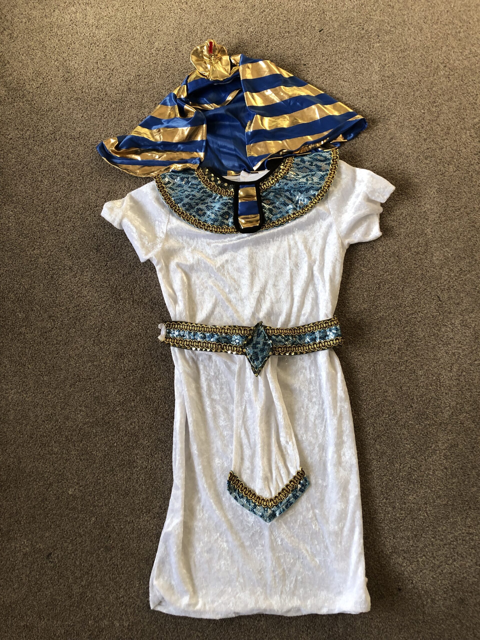 Egyptian Pharaoh costume 8-10 (Hire)