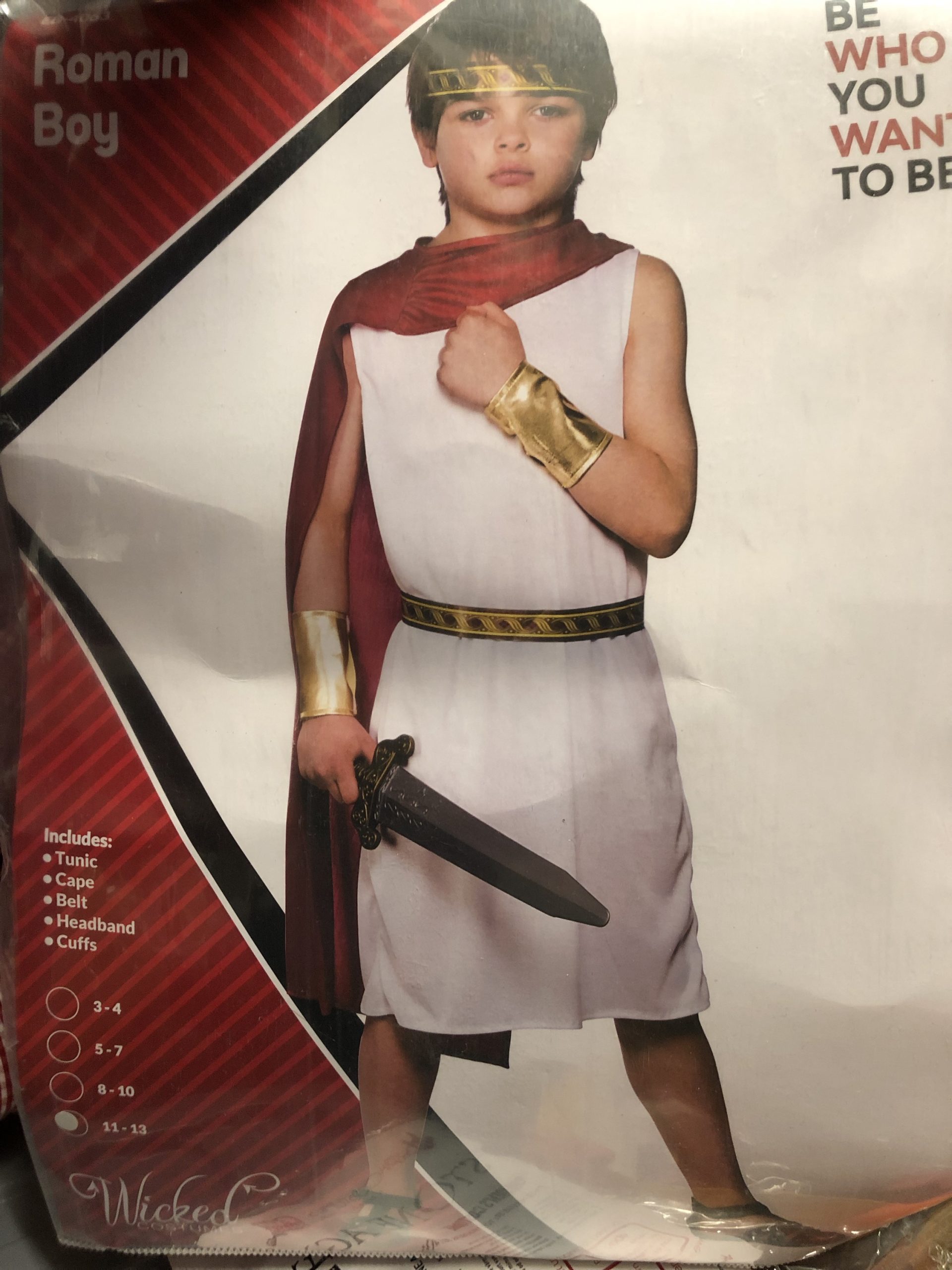 Roman Greek costume 11-12 (Hire)