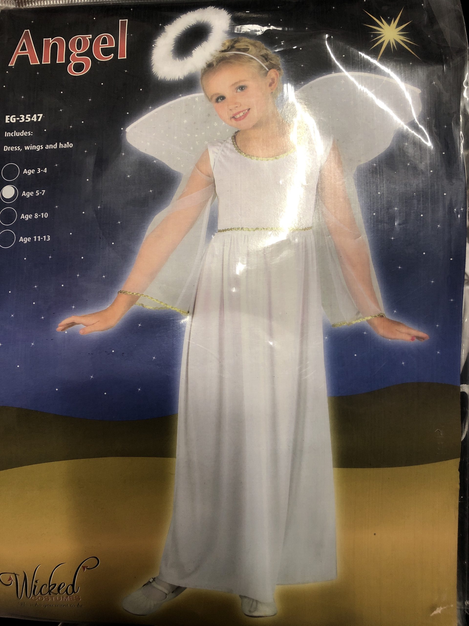 Angel costume 5-7 (Hire)